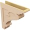 Ekena Millwork 7"W x 28"D x 28"H Thin Mayflower Rough Cedar Woodgrain TimberThane Corbel, Primed Tan CORUR07X28X28MAYRCPR - alternate 6